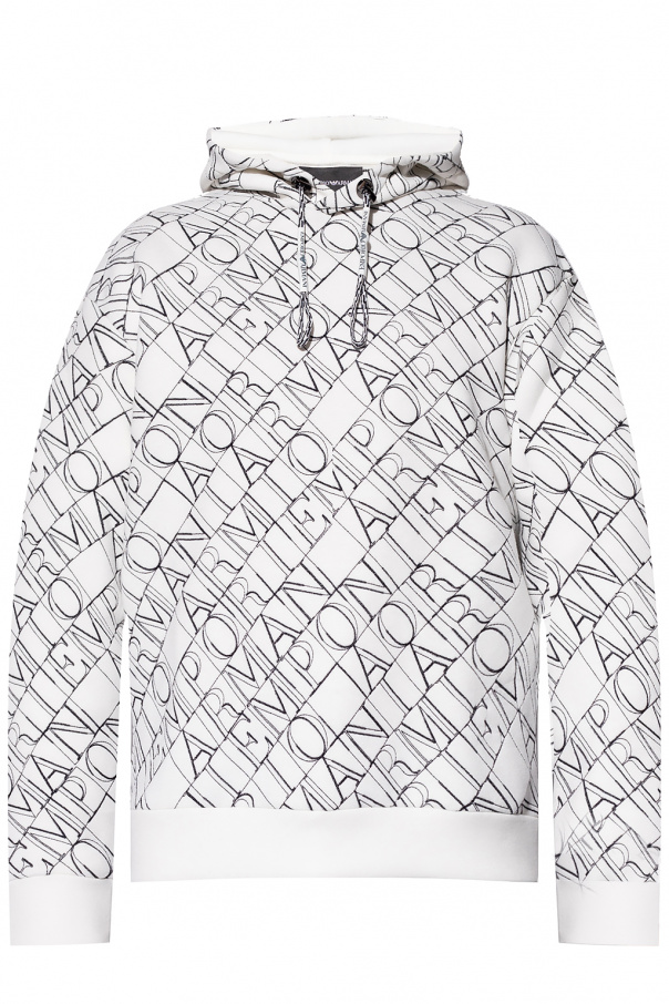 Emporio Armani Logo-embroidered hoodie